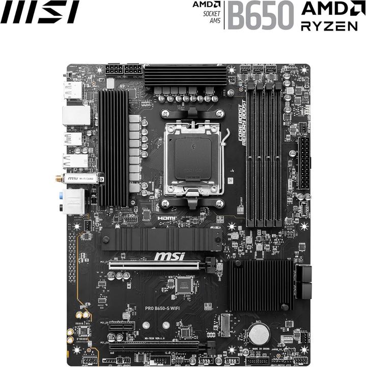 Produktbild MSI PRO B650-S WIFI (AM5, AMD B650, ATX)