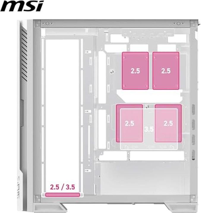 Image du produit MSI GEH Midi MPG VELOX 300R PZ WHITE (ATX, mATX, Mini-ITX)