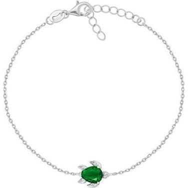 Brilio, Armschmuck, Silver - Charming silver turtle bracelet BRC122WG