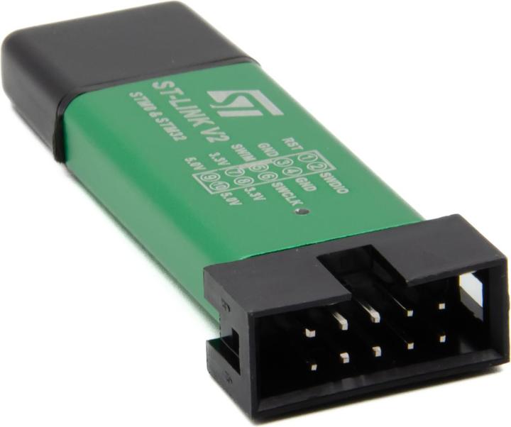 Actual product image Dragino ST-Link V2 compatible STM8 STM32 debugger programmer