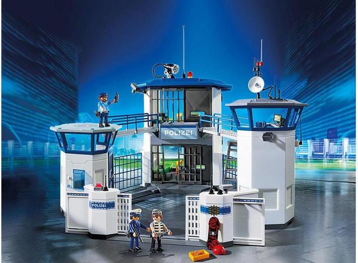 Immagine prodotto Playmobil Centro di comando della polizia internazionale con prigione (6872, Playmobil Città d'azione)