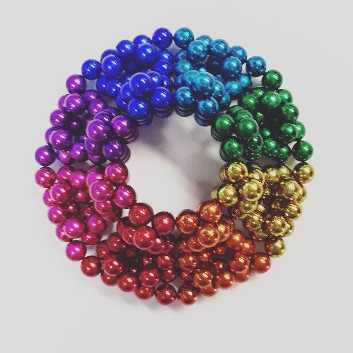 Immagine prodotto Neoballs Sfere magnetiche arcobaleno – Tesseract Cassette