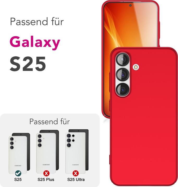 Produktbild Nalia PureFit - Ultra Dünne 0,5mm Leichte Hülle - Slim Fit Hardcase (Samsung Galaxy S25)