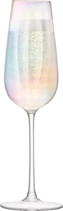 Actual product image LSA Pearl Champagne Set "Mother of Pearl" 250ml, H24.5cm (25 cl, 2 Glasses, Champagne glasses)