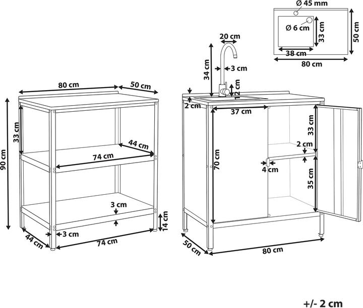 Valori nutrizionali e ingredienti Beliani Vilama