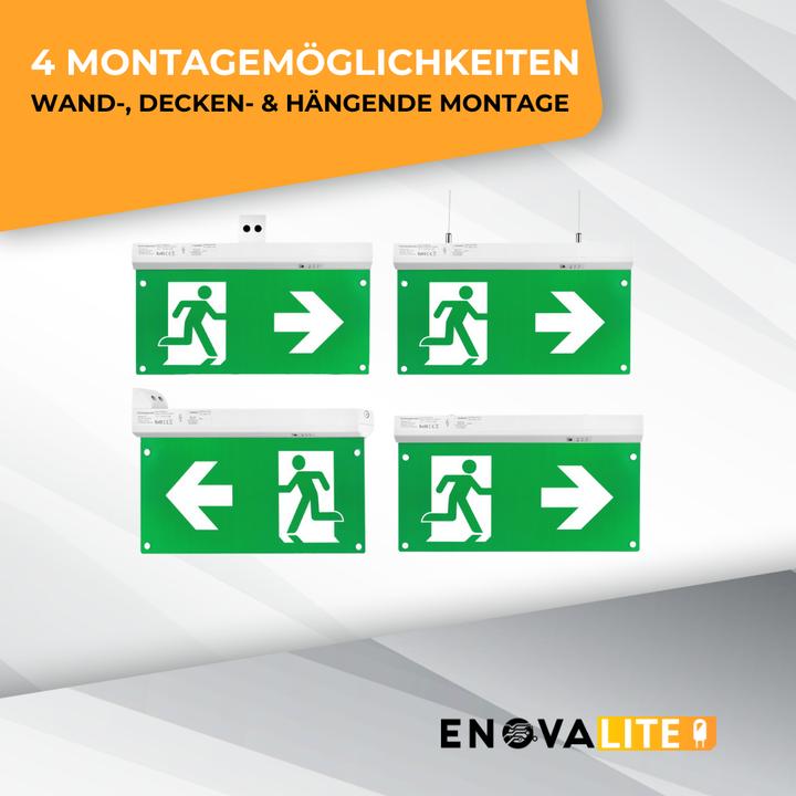 Produktbild Enovalite LED-Fluchtwegleuchte 4in1, 8 h Notlicht