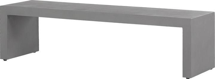 Produktbild Beliani Gartenmöbel Set U-Form Beton grau Tisch mit 2 Bänken TARANTO (180 cm)