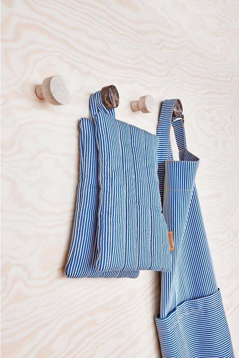 Produktbild OYOY Living Kochschürze Striped Denim Blau