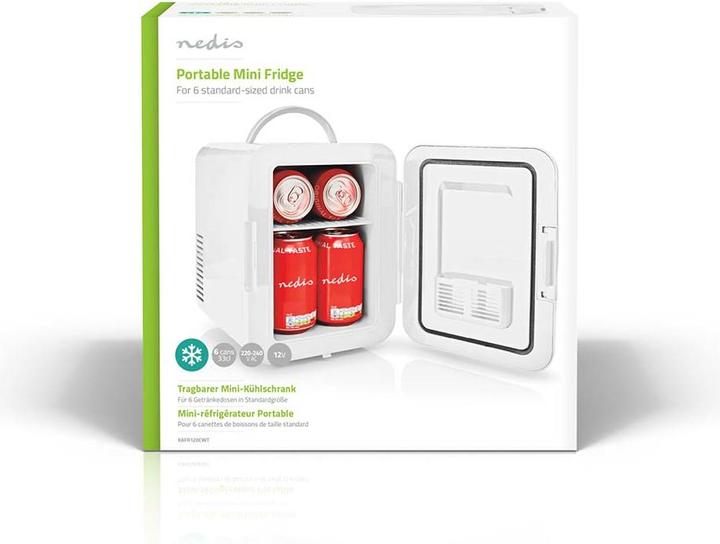 Produktbild Nedis Portable Mini Fridge - White (4 l)