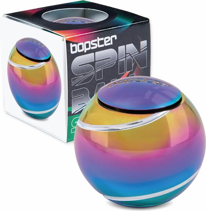 Bopster Fidget Spinner Ball - Multicolour - Ein hochwertiger 360° Fidget Spinner aus Aluminium mit neun Ku