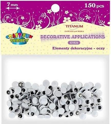 Actual product image Titanum Augen ohne Kleber und Wimpern 7mm 150 Stk