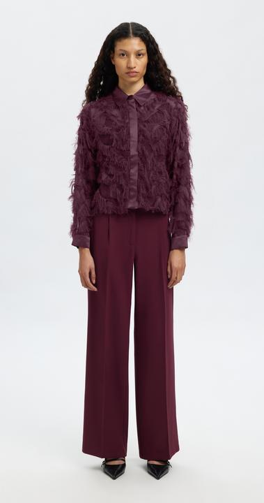 Produktbild Selected Textur Crop-Bluse (40)