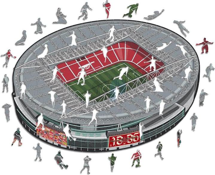 Produktbild Iconic Arsenal FC - Emirates Stadium - Holz Puzzle Grösse S (150 Teile) (150 Teile)