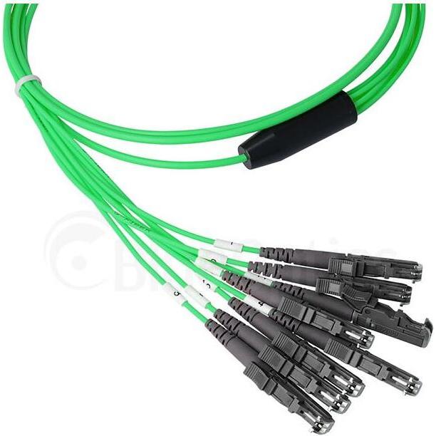 Thumbnail - BlueOptics LWL MTP/4xE2000 Breakout Kabel OM5 5 Meter (5 m), Netzwerkkabel
