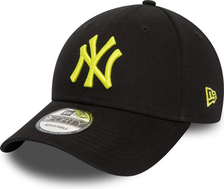 Actual product image New Era 9Forty Strapback Cap - New York Yankees Black (One size)