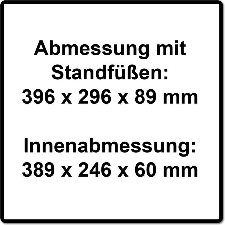 Actual product image Festool Systainer Organiser SYS3 ORG M 89 6xESB
