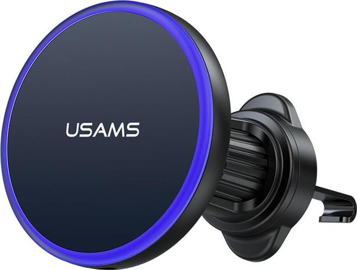 Produktbild Usams Uchwyt magnetyczny do kratki went. czarny