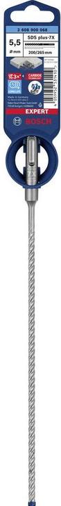 Actual product image Bosch Professional Zubehör Hammer drill EXPERT SDS plus 7X 1 piece 5.50 mm total length 265 Plus pcs. (5.5 mm)