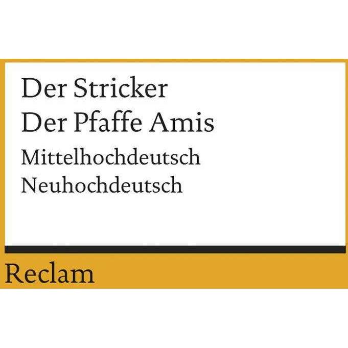 Der Stricker. Der Pfaffe Amis, Belletristik von Der Stricker