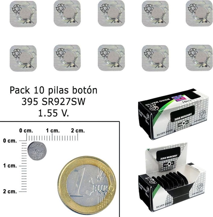 Productafbeelding Maxell Knoopcel SR927SW (10 Pcs., SR57, 55 mAh)