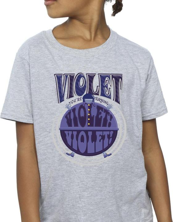 Immagine prodotto Willy Wonka & the Chocolate Factory Violet Turning Violet Maglietta Ragazze (104)