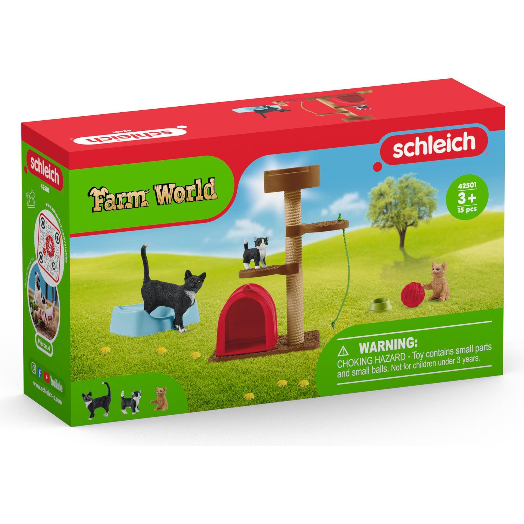 Thumbnail - Schleich Spielspass für niedliche Katzen