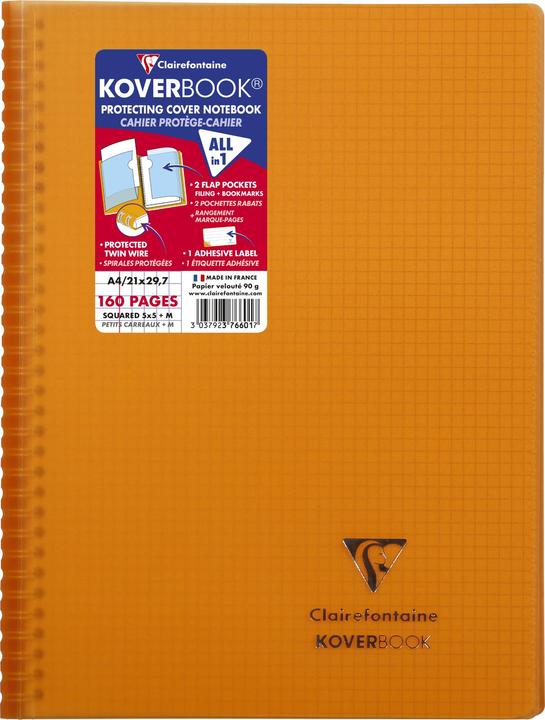 Actual product image Clairefontaine Koverbook (A4, Checked, Hardcover)
