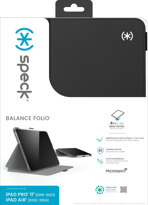 Image du produit speck Balance Folio (iPad Air 11 2024 (M2), iPad Pro 11 2018 (1. Gen), iPad Pro 11 2022 (4e génération), iPad Pro 11 2020 (2. Gen), iPad Pro 11 2021 (3ème génération), IPad Air 5 - 10.9, IPad Air 4th Gen. 2020, iPad Air 10.9 (2022), iPad Air 11 2025)