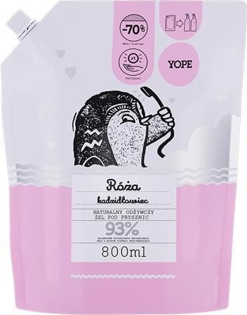 Produktbild Yope Duschgel, Rose und Weihrauch 93%, 800 ml nachfüllen (800 ml)