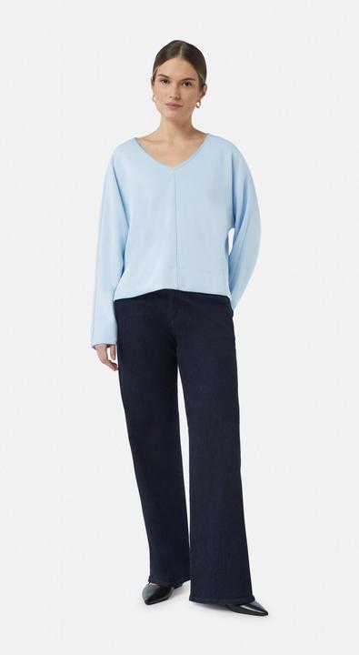 Actual product image Comma Sweatshirt Weiches Relaxed-Fit-Sweatshirt mit Paspeldetails (32)