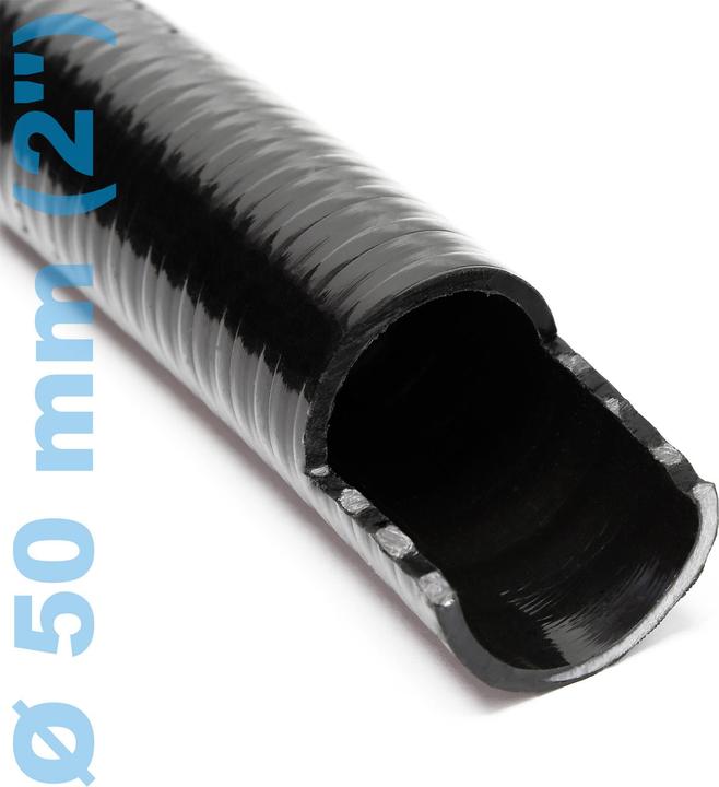 Produktbild Wiltec Druck- und Saugschlauch 5m Teichschlauch 50mm 810g/m Schlauch Teich