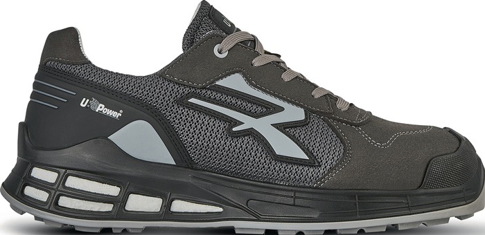 Immagine prodotto U-Power Scarpa bassa di sicurezza Icarus Gr.45 grigio/grigio S1P SRC ESD EN20345 nylon/microfibra (S1P, 45)