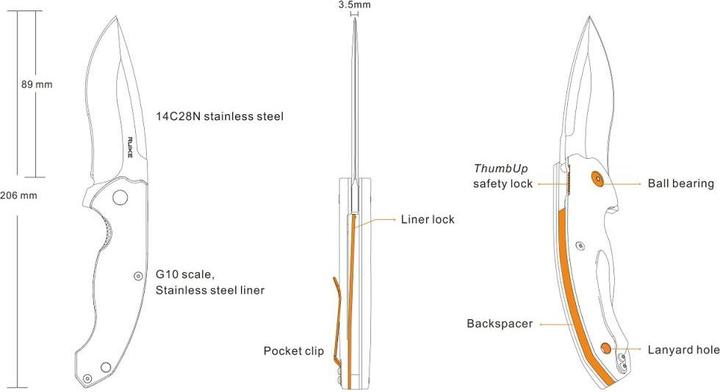 Immagine prodotto Ruike P852-B (8.90 cm)