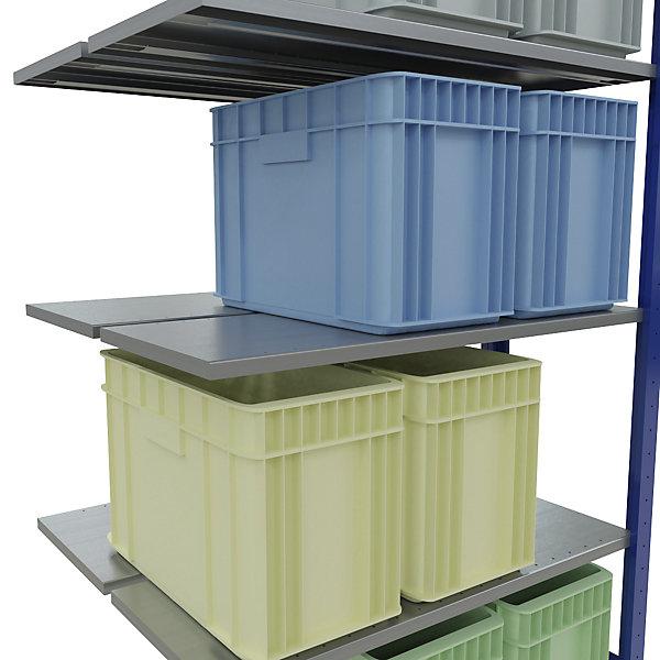 Actual product image eurokraft pro Boltless shelving, double row