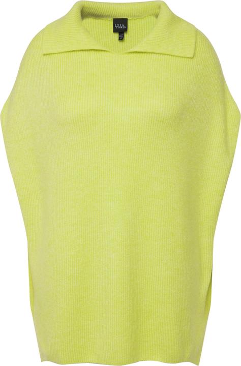 Produktbild Ulla Popken Pullunder, Rippstrick, oversized, Strickkragen, ärmellos (46, 48)