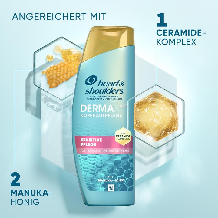 Produktbild Head & Shoulders Derma X Pro Shampoo Sensitive Pflege Shampoo (250 ml, Flüssiges Shampoo)