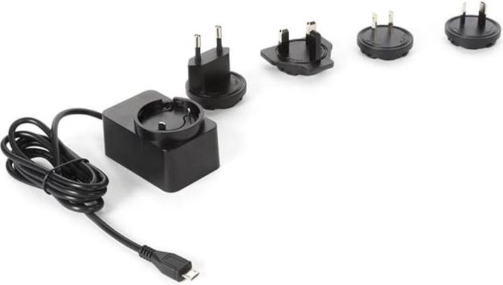 Actual product image Velleman UNIVERSAL CHARGER WITH MICRO-USB CONNECTOR - 5 VDC - 2.5 A with 4 travel plugs (12.50 W, 1 portion)