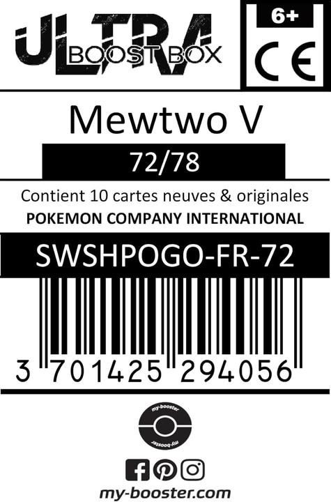 Actual product image Pokémon Cards (French, Booster Pack)