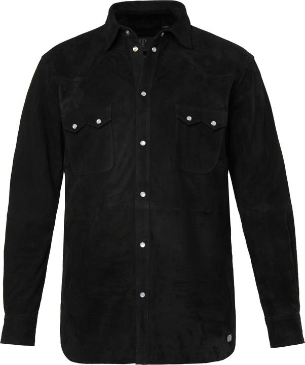 Produktbild JP1880 JP 1880 Lederhemd, Langarm, Cowboy-Style, Kentkragen, Modern Fit, bis 7 XL (5XL)