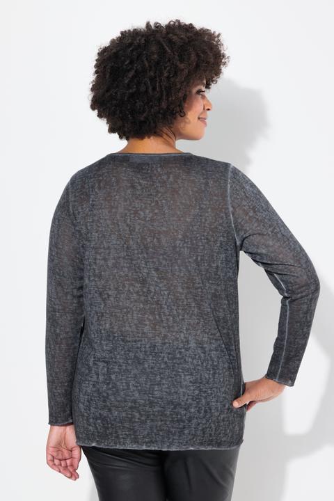 Produktbild Angel of Style T-Shirt, Basic Fit, Pailletten-Stern, Langarm (46)