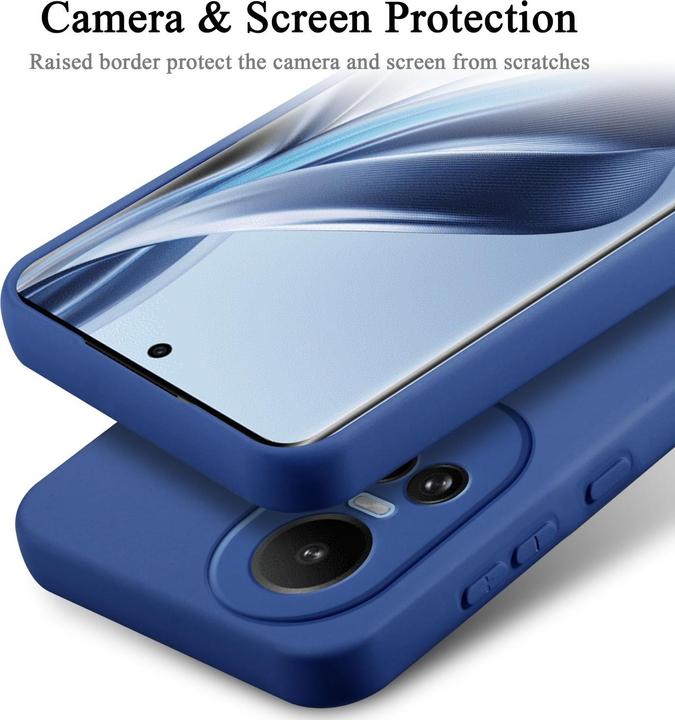Actual product image Cadorabo Case for OPPO Reno 10 5G / 10 Pro 5G TPU in liquid protection silicone design (Realme 10S 5G)