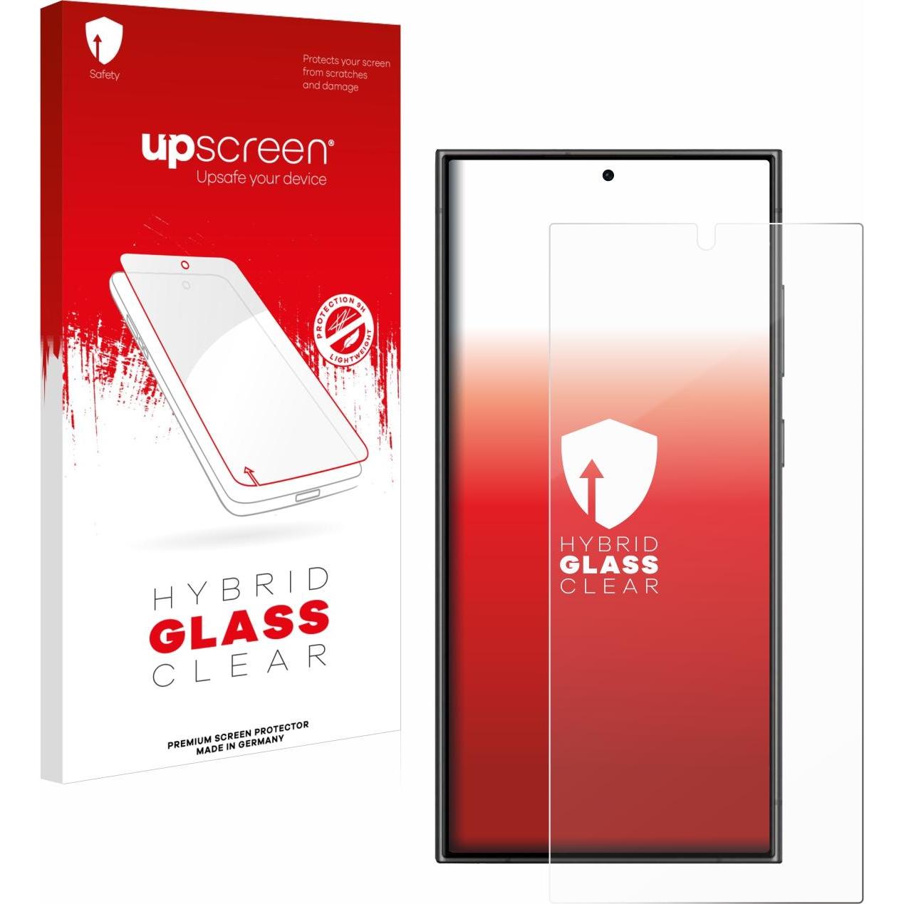 upscreen Scratch Shield Panzerglasfolie (1 Stück, Samsung Galaxy S21), Smartphone Schutzfolie, Transparent
