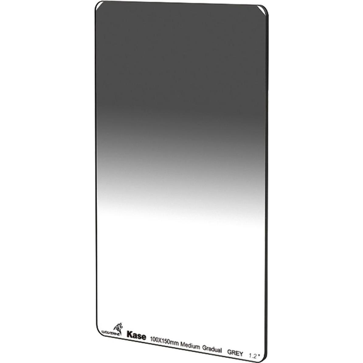 Kase KW100 100x150 Graduale Medio GND 1,2 (Filtri graduati grigi), Filtro fotografico, Trasparente