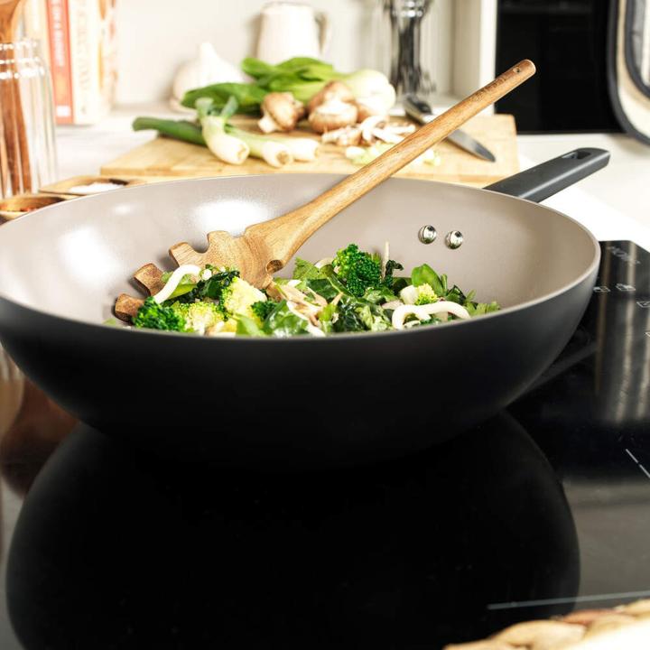Actual product image Salter BW12882EU7 Ceramic 28cm Stir Fry Pan (28 cm, Wok, Aluminium)