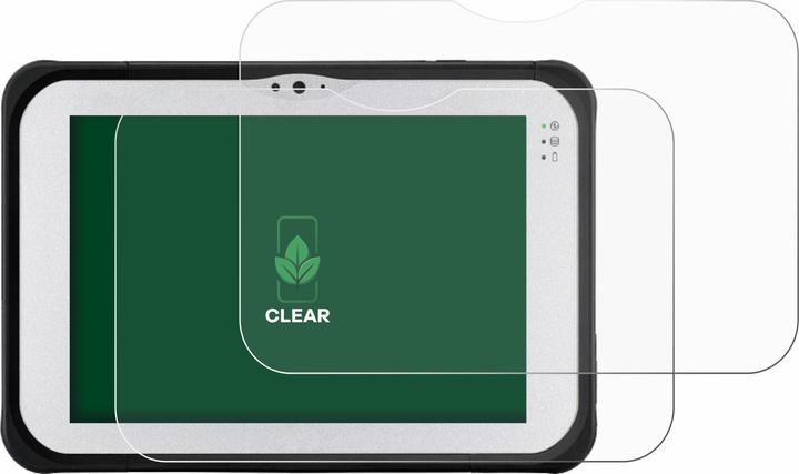 Actual product image ScreenLeaf Protective film sustainable screen protector screen protector film clear transparent (2 Piece, Toughpad FZ-M1)