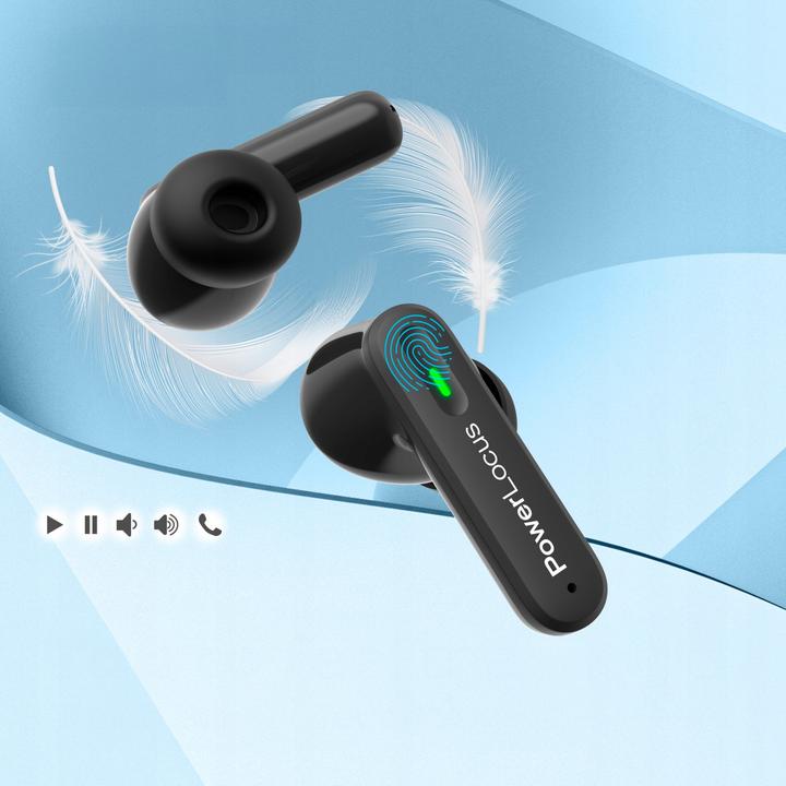 Actual product image PowerLocus Fit Bluetooth-Earphones mit ANC (ANC, 5 h, Wireless)