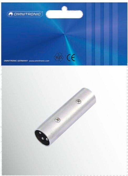 Image du produit Omnitronic Adaptateur XLR(M)/XLR(M)
