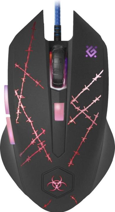 Actual product image Defender Forced GM-020L Mouse Ambidextrous USB Type-A Optical 3200 DPI (Cable)