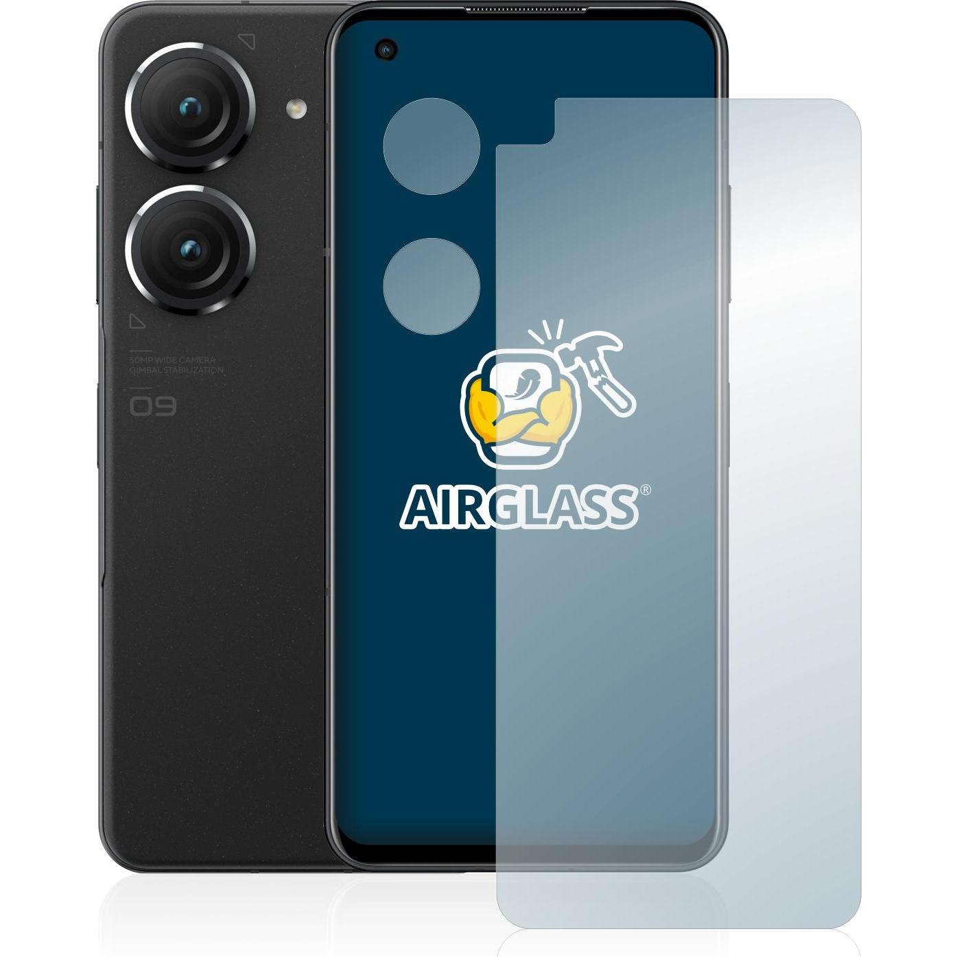 Thumbnail - BROTECT AirGlass Panzerglasfolie (1 Stück, Asus Zenfone 9), Smartphone Schutzfolie, Transparent