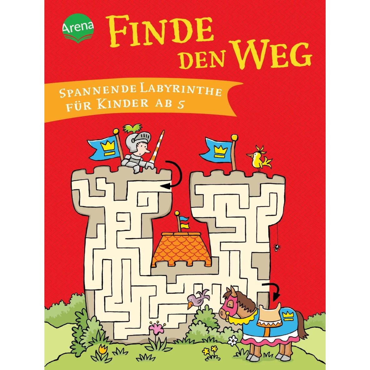 Finde den Weg. Spannende Labyrinthe für Kinder ab 5, Kinderbücher von Ari Plikat, Charlotte Wagner